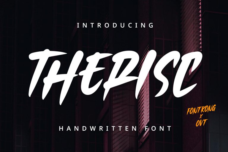Therisc – Handwritten Font