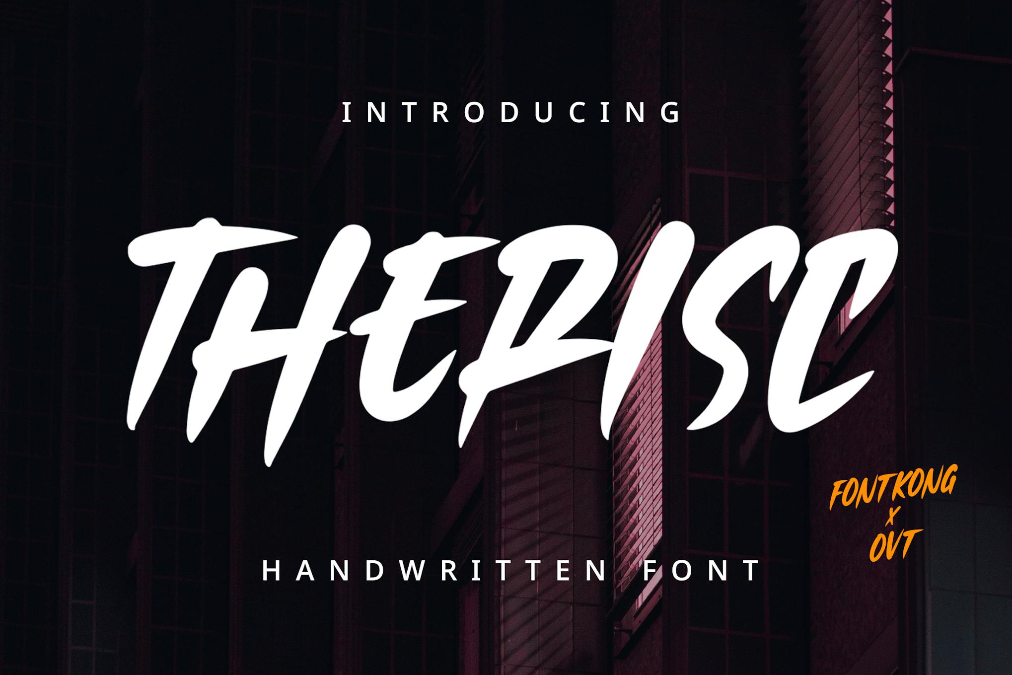 Therisc – Handwritten Font