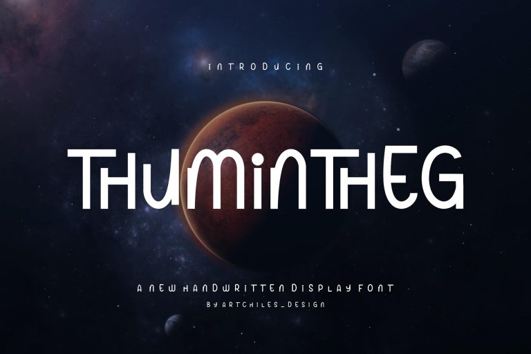 Thumintheg – Font