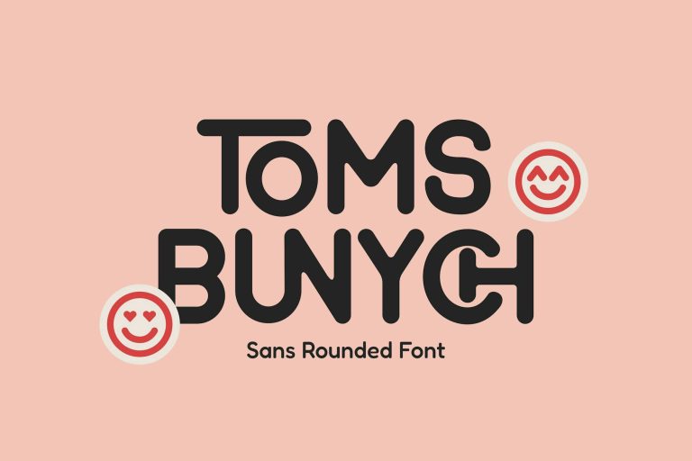 Toms Bunich – Rounded Font