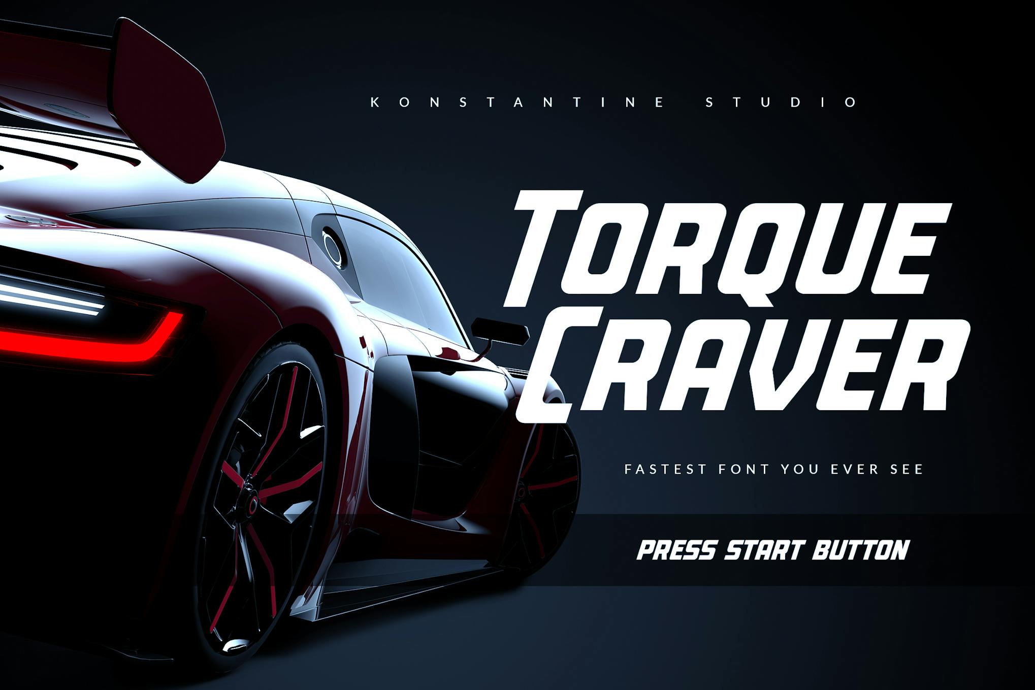 Torque Craver – Fast Racing Fonts
