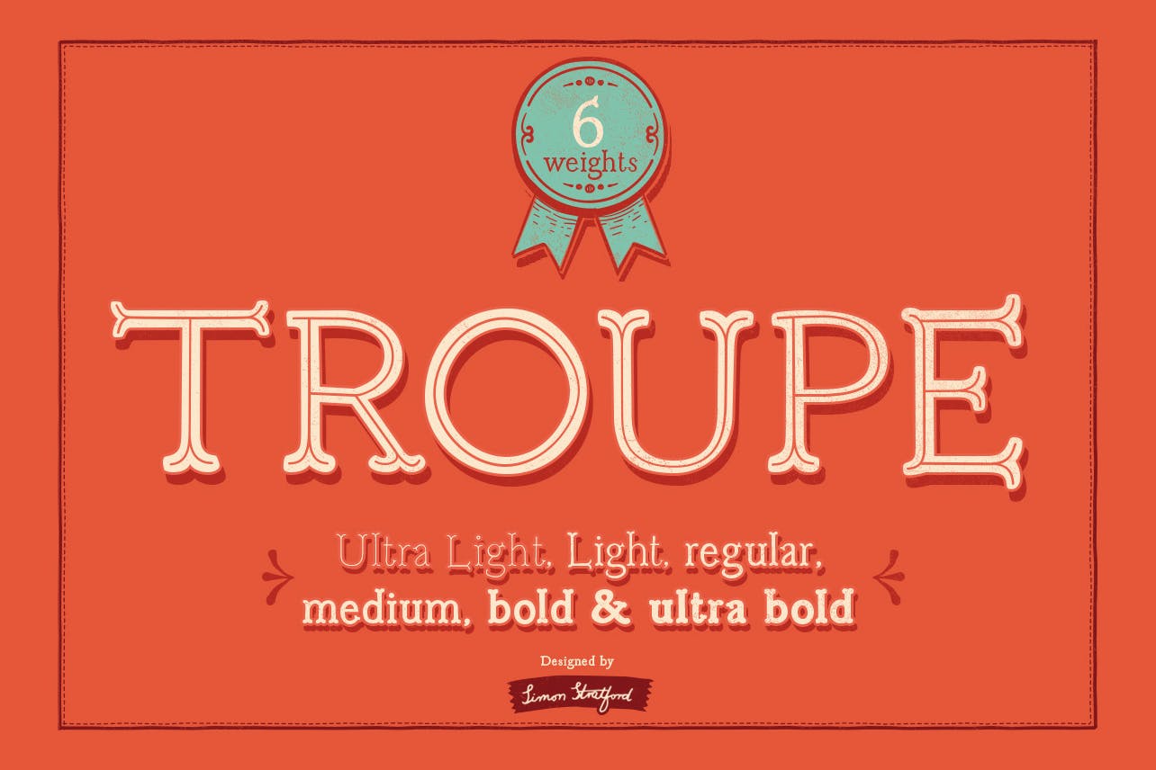 Troupe font