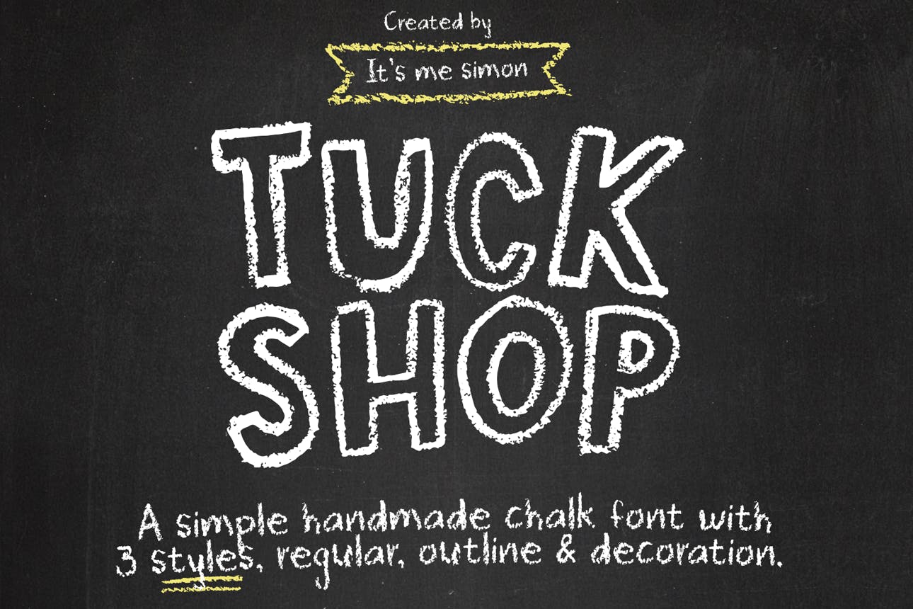 Tuck Shop font