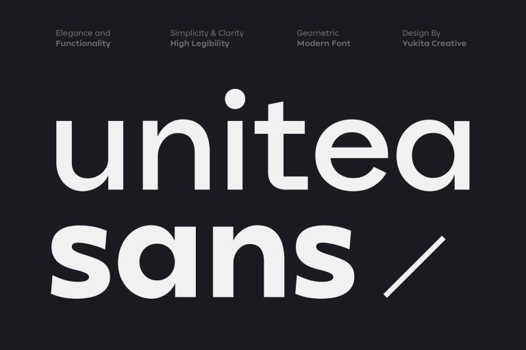 Unitea Sans Serif Family