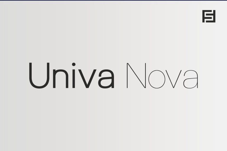 Univa Nova – Minimalist Typeface with Clean Design