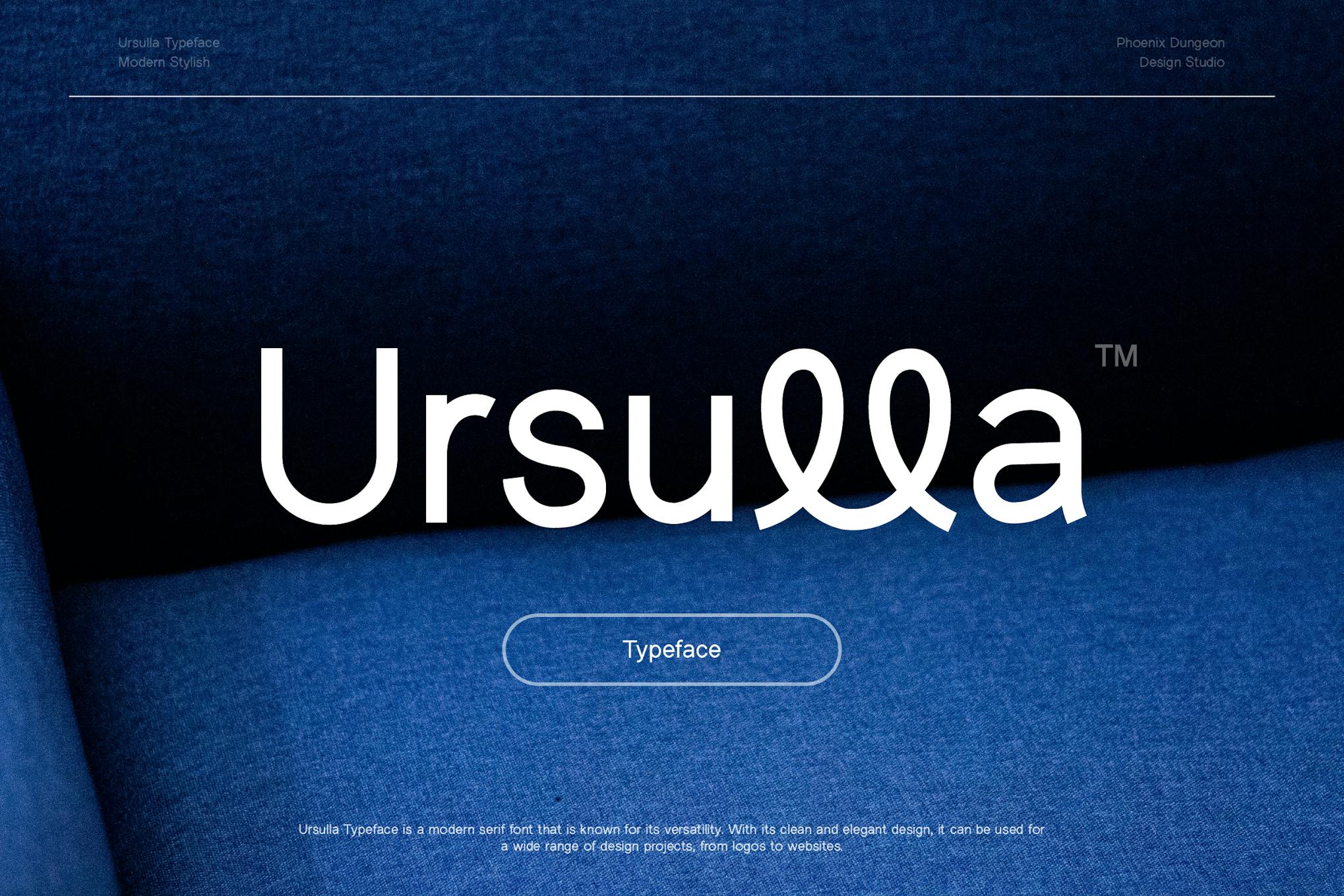 Ursulla Typeface