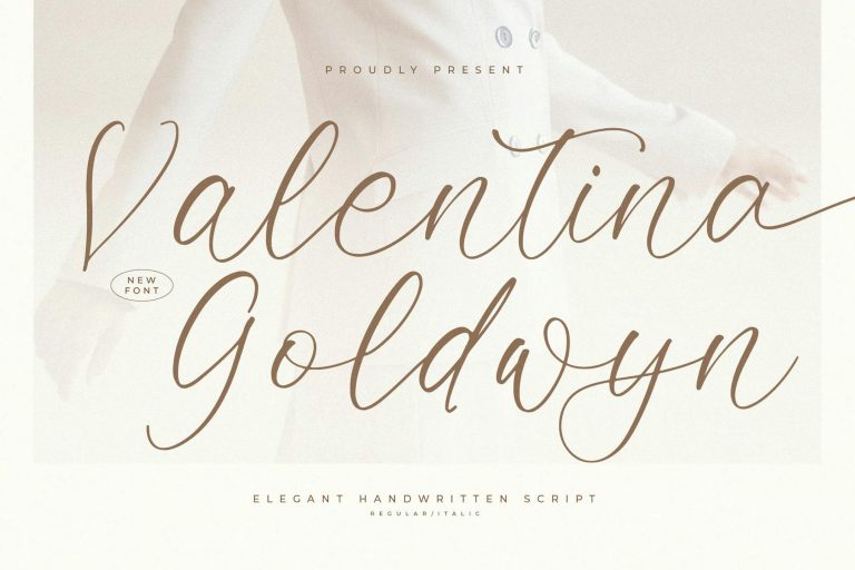 Valentina Goldwyn Elegant Handwritten Font