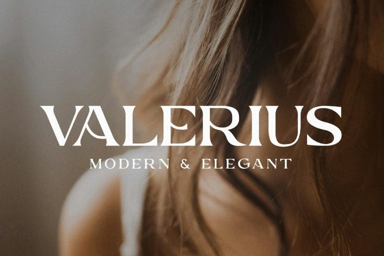 Valerius – Elegant Typeface