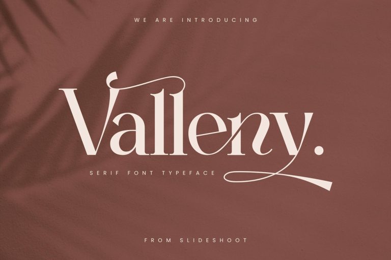 Valleny Serif  Font