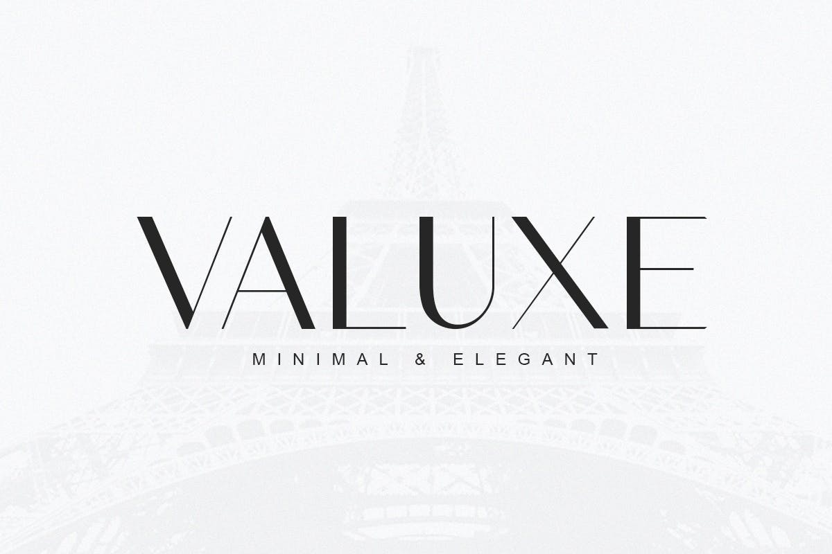 Valuxe – Minimal & Elegant