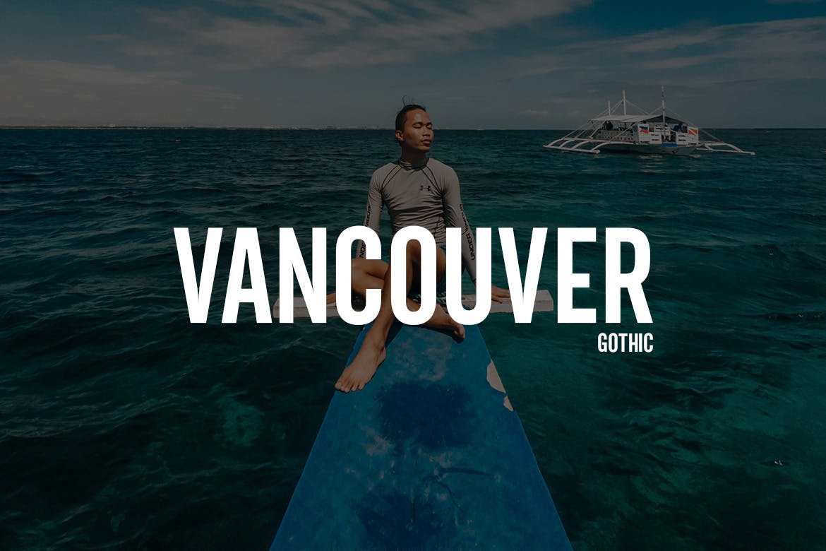 Vancouver – Gothic Typeface + WebFonts