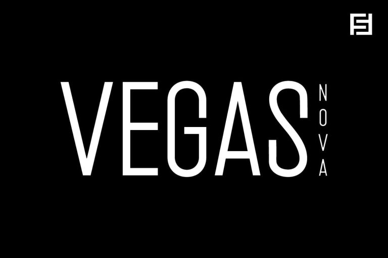 Vegas Nova – Unique & Modern Display Typeface