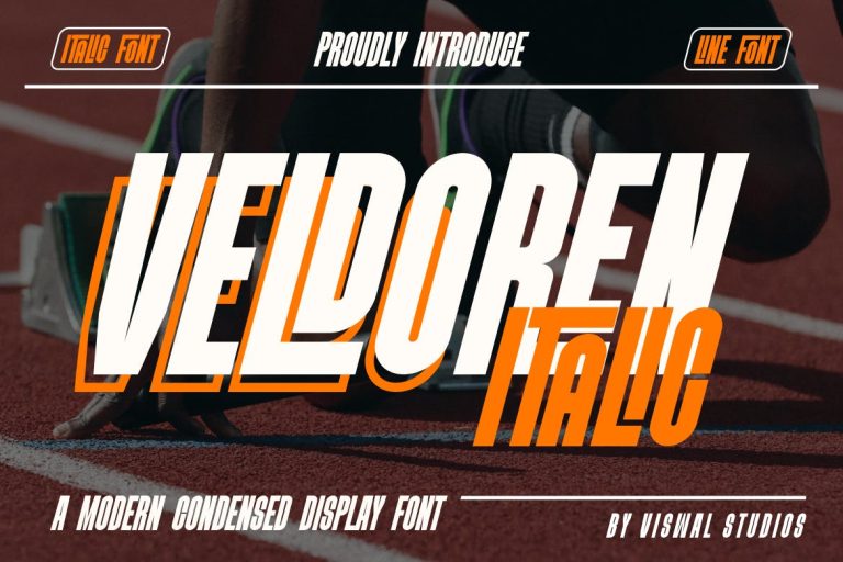 VELDOREN ITALIC – Moden Italic Font