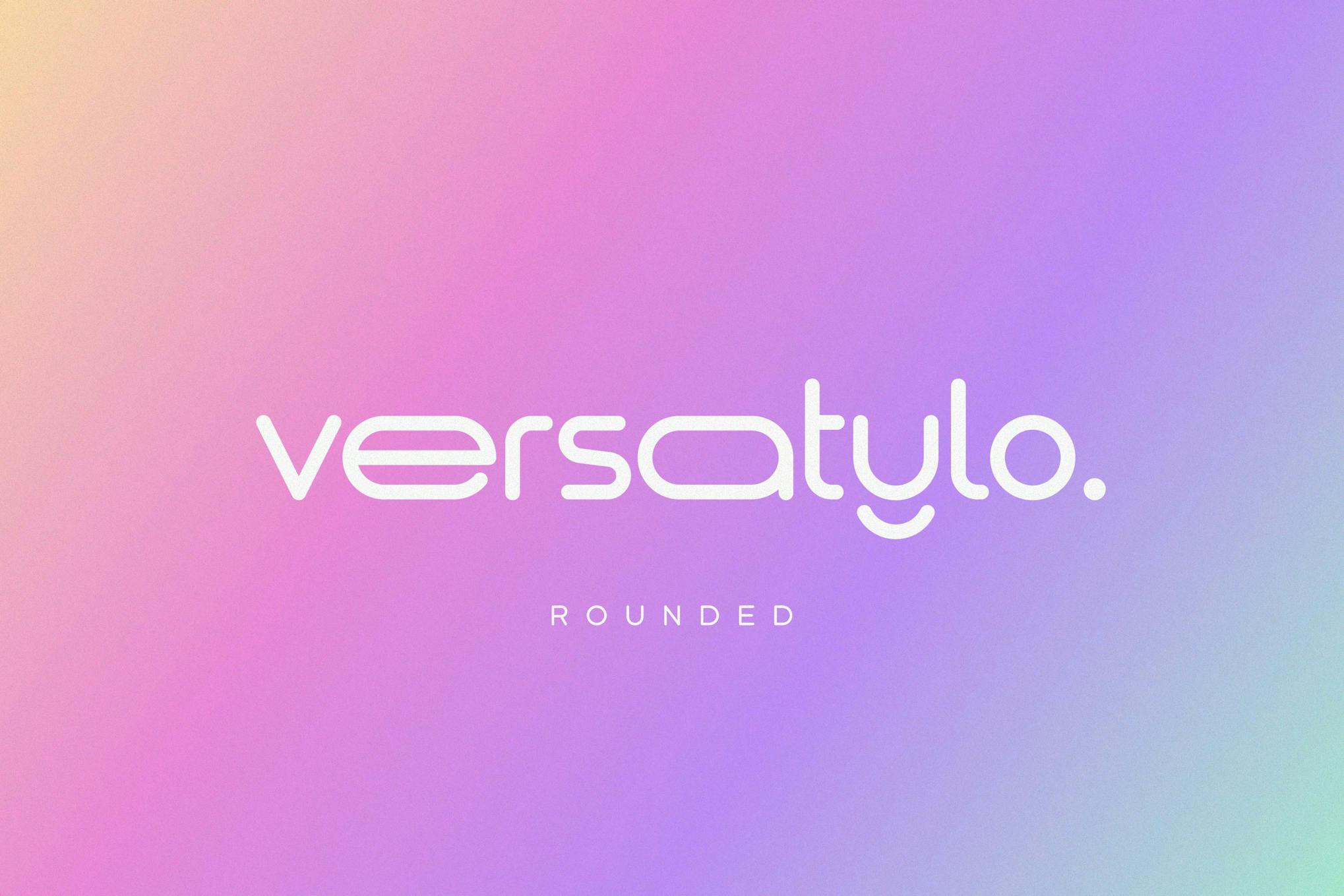 Versatylo Rounded – Logo Font