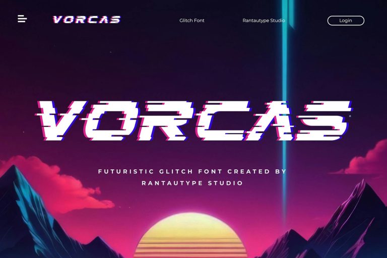 Vorcas Glitch Font