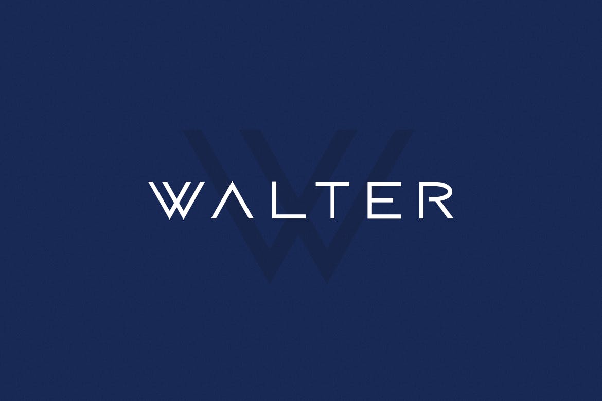 WALTER – Modern / Techno / Sci-Fi Typeface
