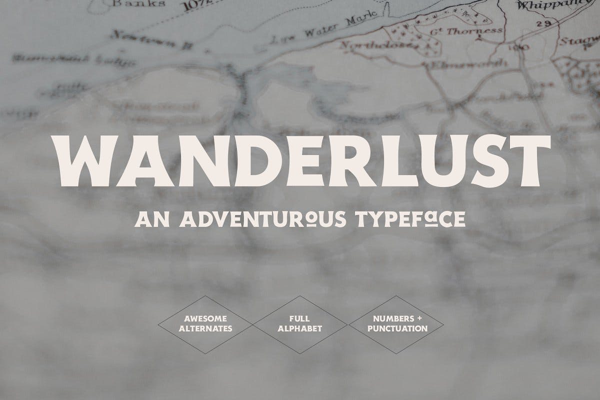 Wanderlust – Travel Font