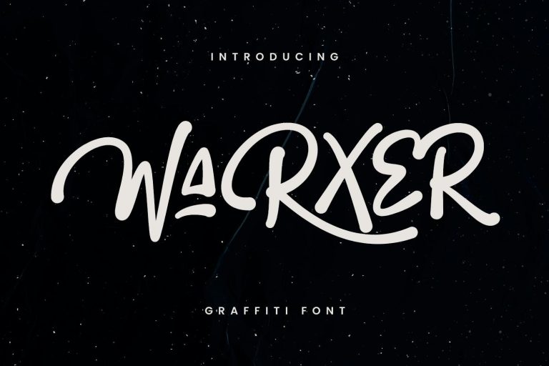 Warxer Graffiti Font