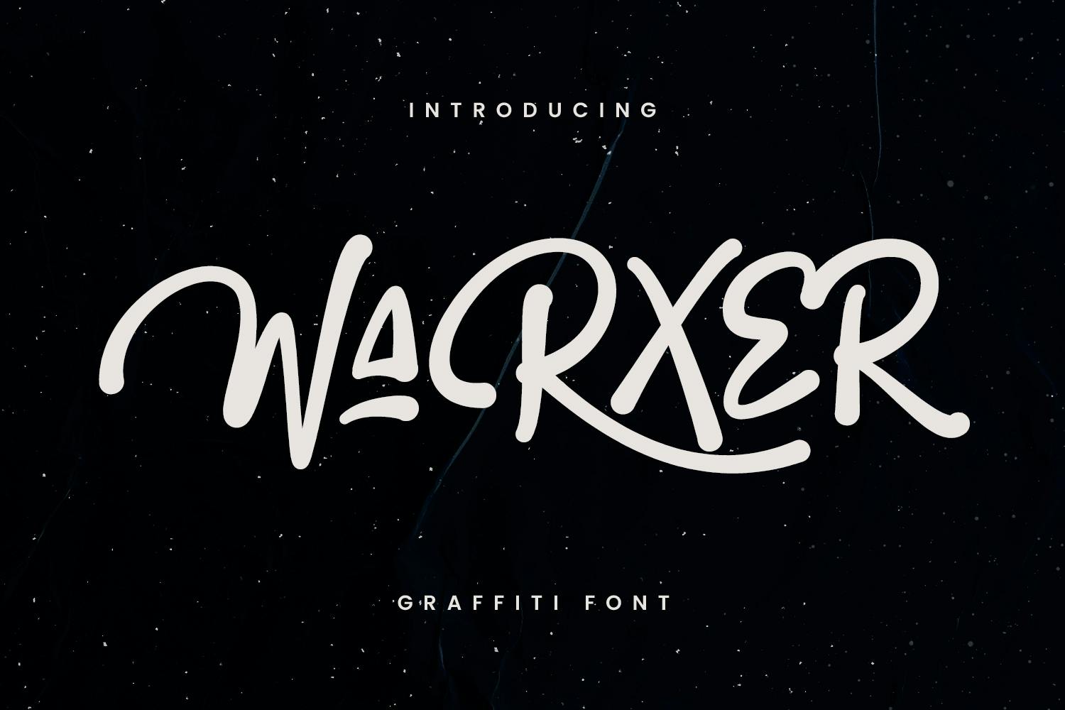 Warxer Graffiti Font