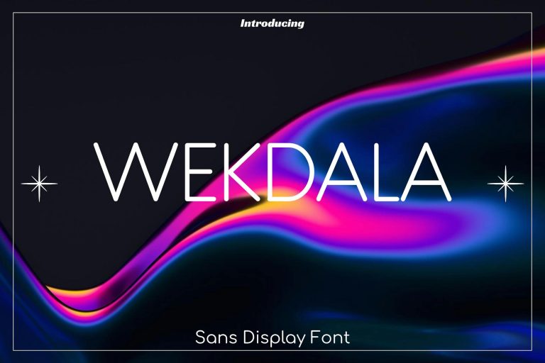 Wekdala Sans Font