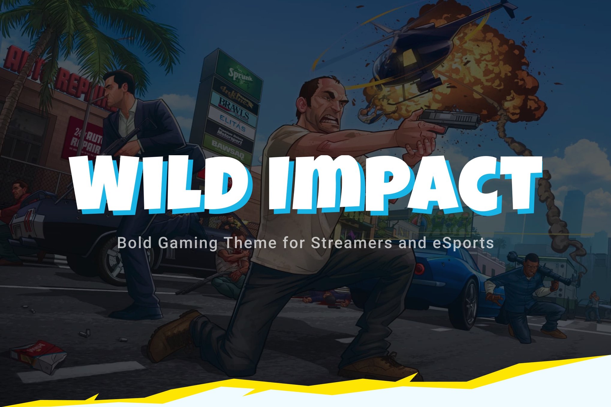 Wild Impact – Streamer & Esports Gaming Theme