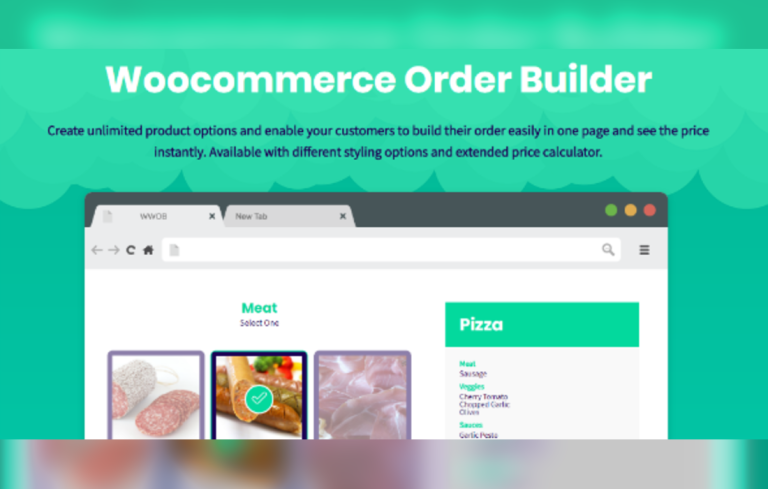 WooCommerce Order Builder | Combo Products & Extra Options