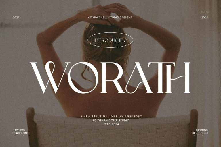 Worath Elegant Serif Font Typeface