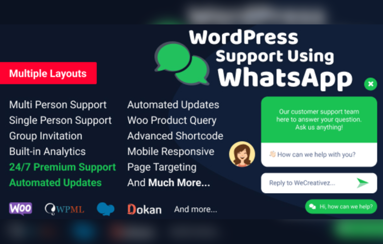 WordPress Support Using WhatsApp