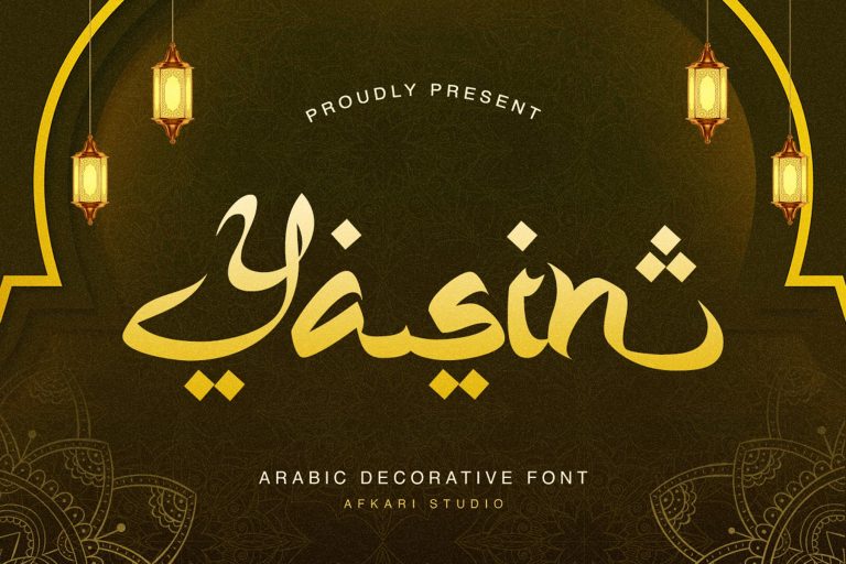 Yasin – An Arabic Decorative Font