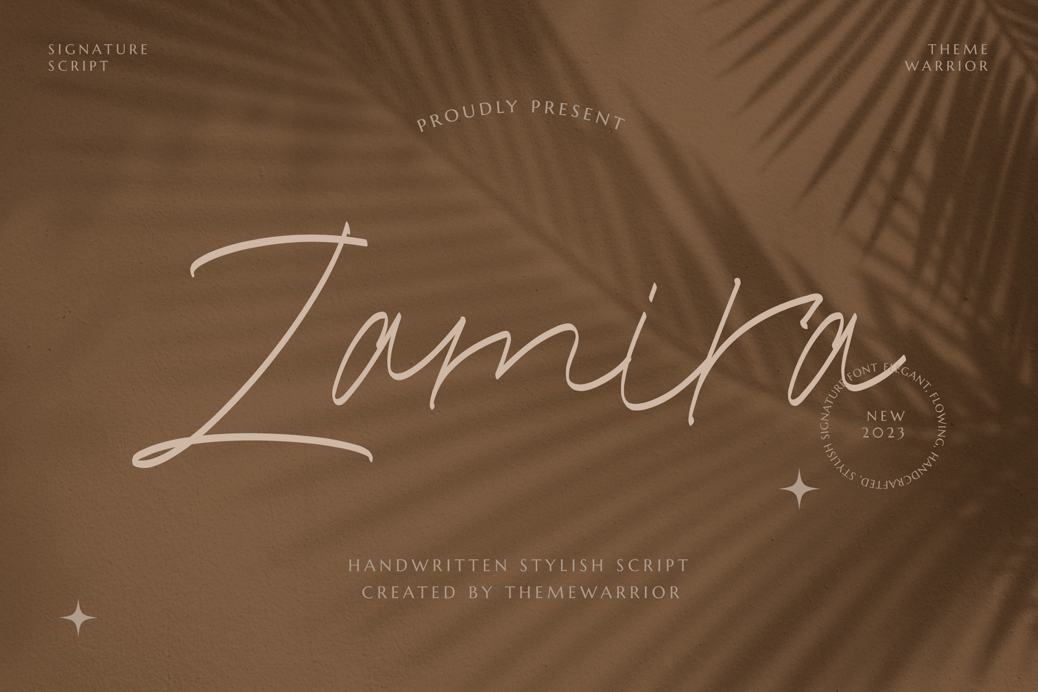 Zamira – Handwritten Font