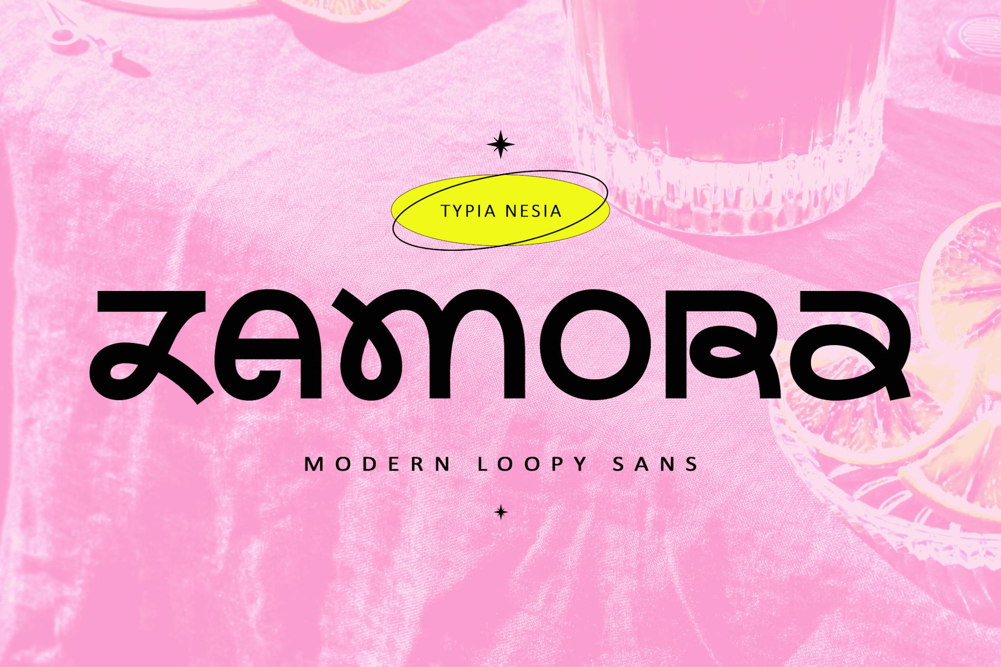 Zamora – Modern and Bold Loopy Sans – Logo Font