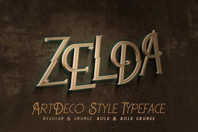 Zelda – ArtDeco Font