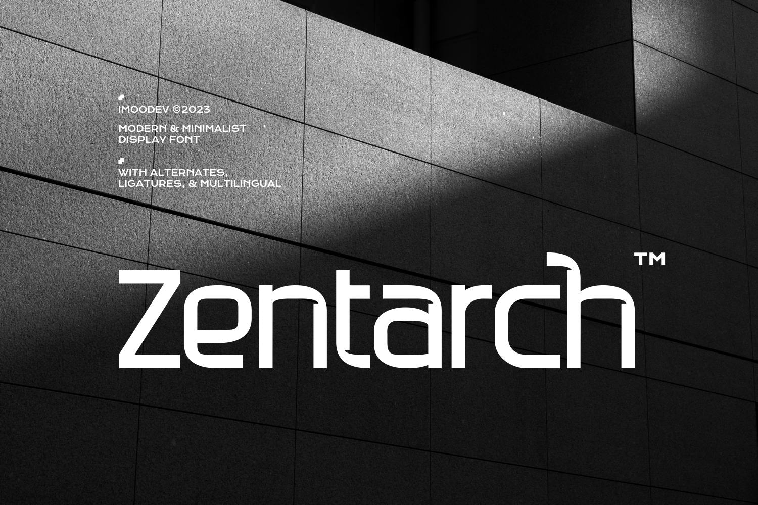 Zentarch – Modern Minimalist Font