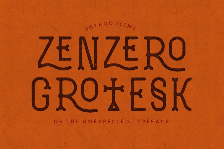 Zenzero Grotesk Typeface