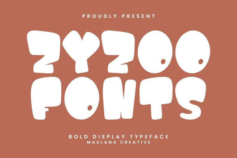 Zyzoo Bold Display Typeface